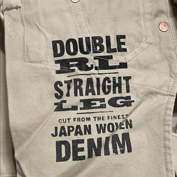 SOLD- RRL Ralph Lauren Straight Leg Denim - Picture 5 of 6